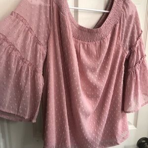 Dress Up Boutique off the shoulder blouse